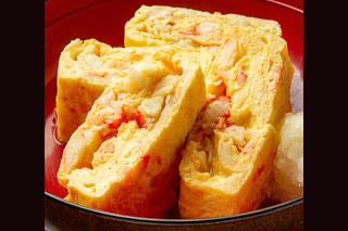 蟹の出し巻き玉子